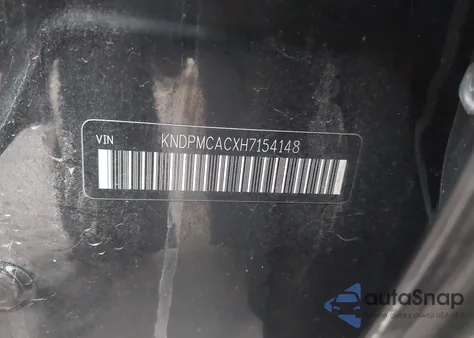 2017 Kia Sportage Lx z USA, uszkodzony, nr VIN KNDPMCACXH7154148